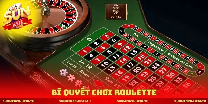 Bí quyết chơi roulette