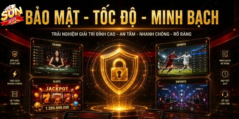 Sunwin chú trọng bảo mật tài khoản và dữ liệu